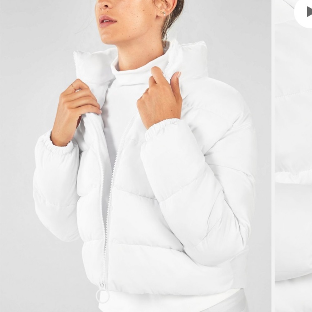 FABLETICS white puffer jacket Fabletics